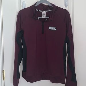 PINK plum quarter zip